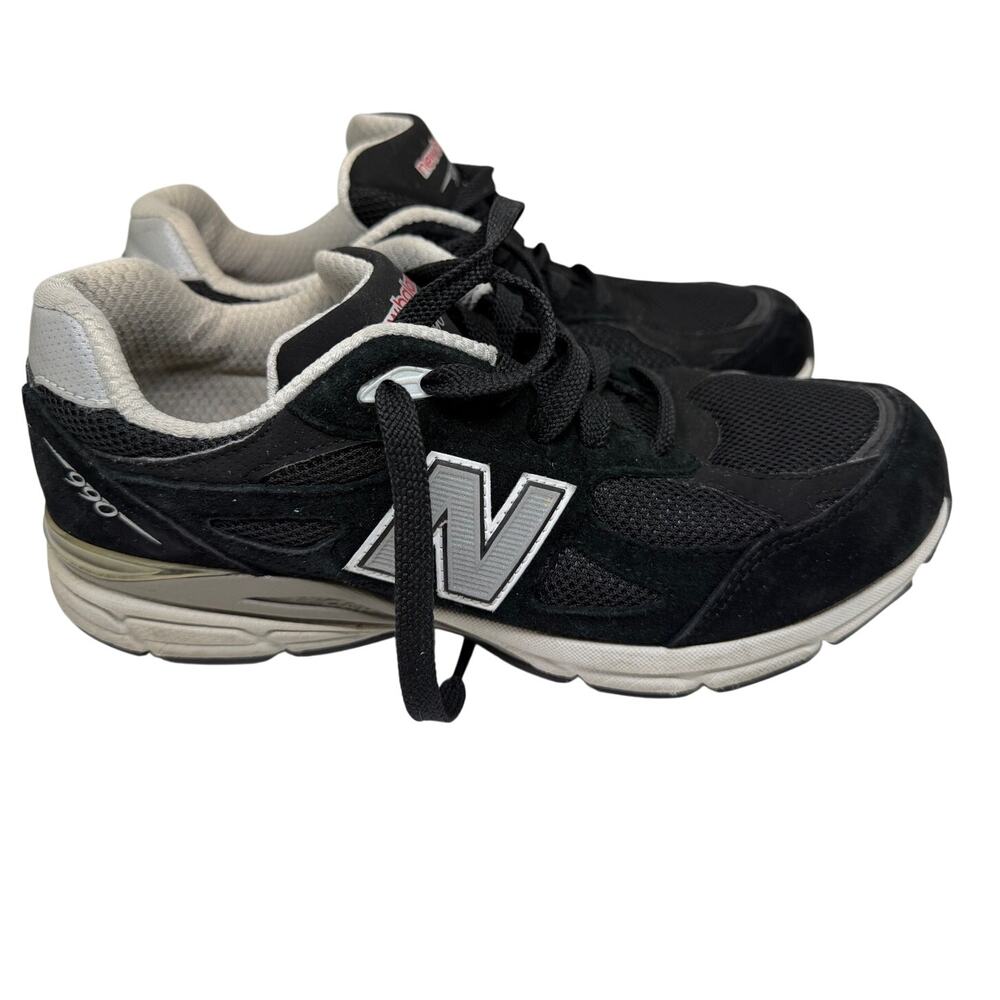 New Balance 990v3 'Made in USA' Athletic Shoes M990BS3 Black/Grey Mens Size 6.5